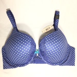 VS Body By Victoria Secret Blue Peacock Padded